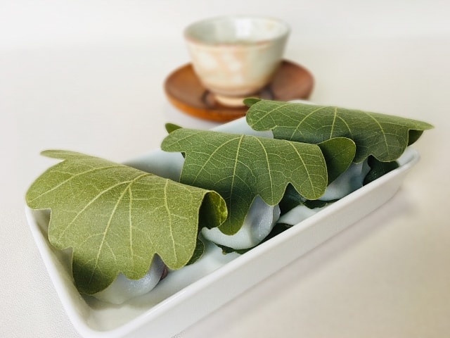 柏餅 葉っぱ 食べる地域